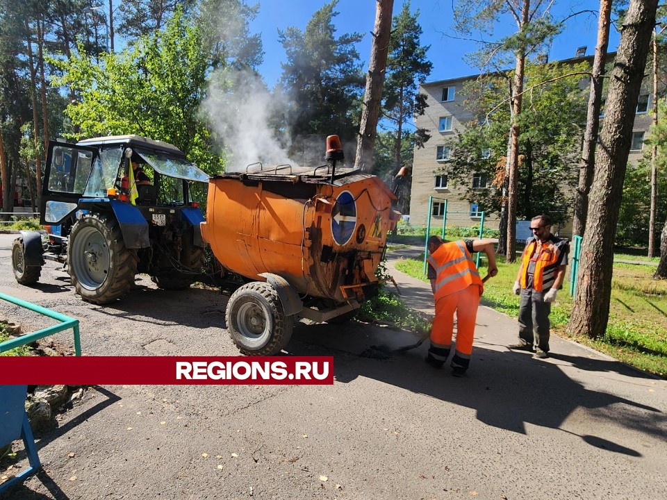 На улице Московской залатали все ямы