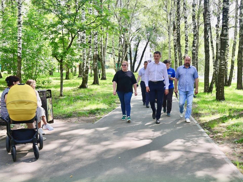 Асфальт заменят на дорожках в парке «Победы»