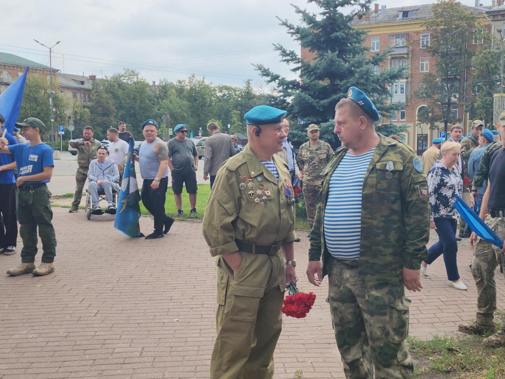 Торжественный митинг в честь Дня Воздушно-десантных войск прошел в Жуковском