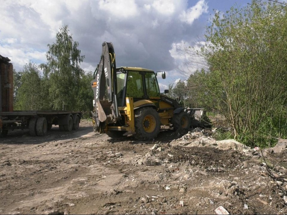 В егорьевском поселке Новый ликвидируют свалку