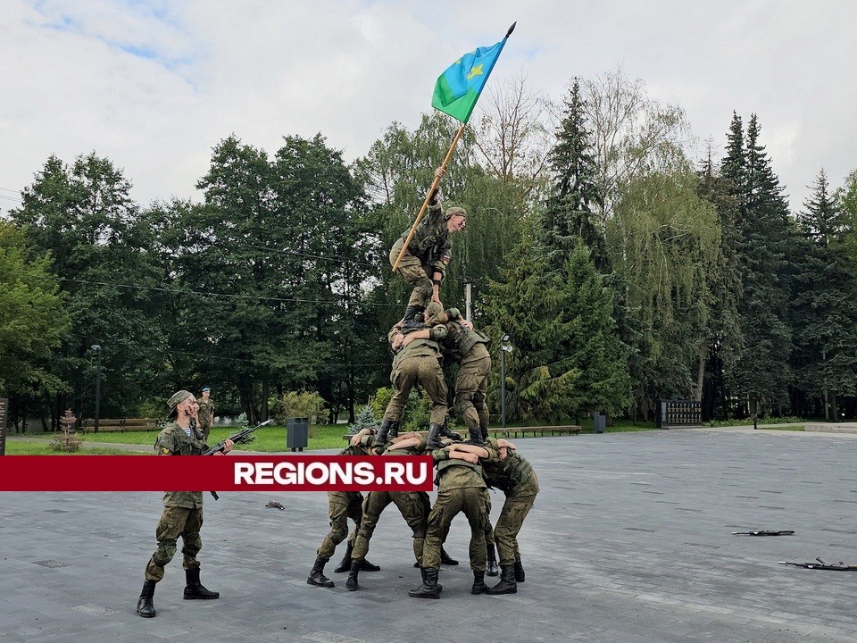 День ВДВ отметили в городе Луховицы