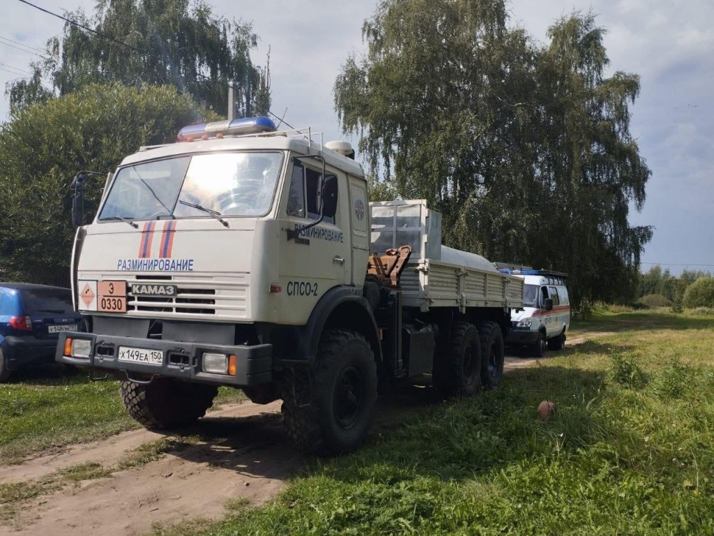 В деревне Поповское обезвредили снаряд времен Великой Отечественной войны