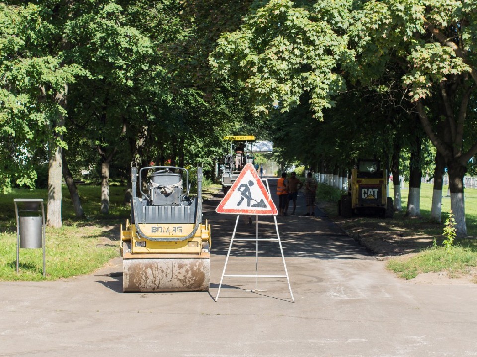 В парке «Серебряный» начался капитальный ремонт покрытия велодорожки