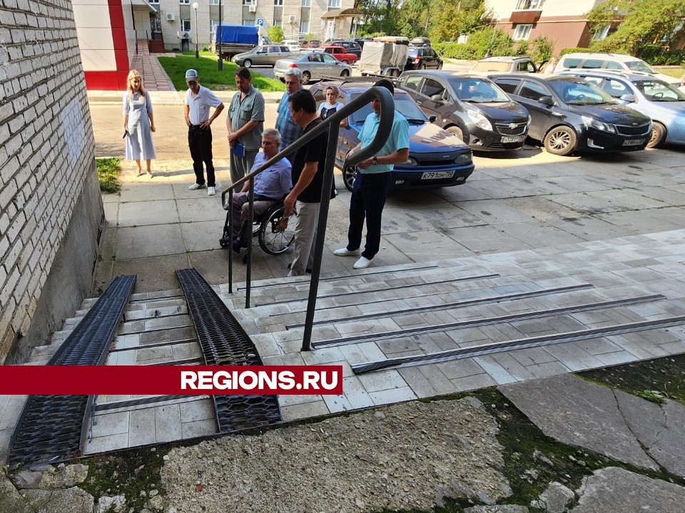 В Протвине на улице Победы установят новый пандус