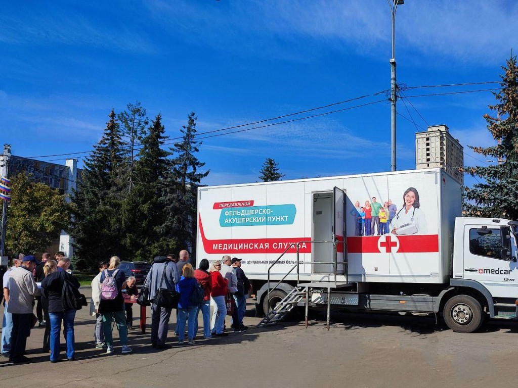 Жители Одинцова в августе смогут пройти бесплатный медосмотр на центральной площади города