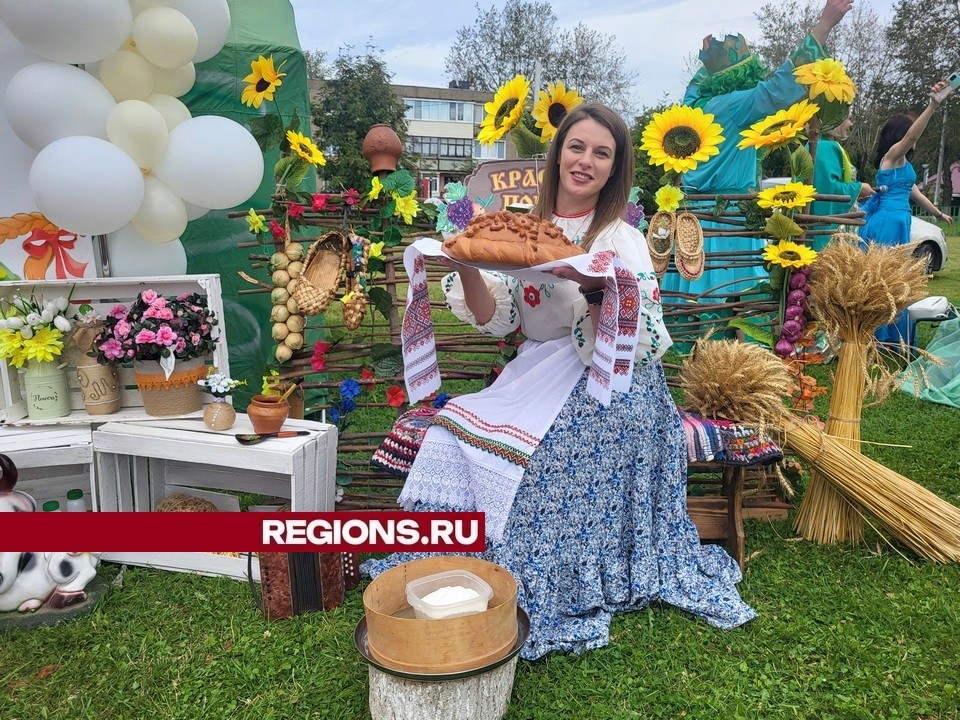 В луховицком поселке Фруктовая гостей фестиваля «Перевицкий Торжок» угощали огурцами и капустой