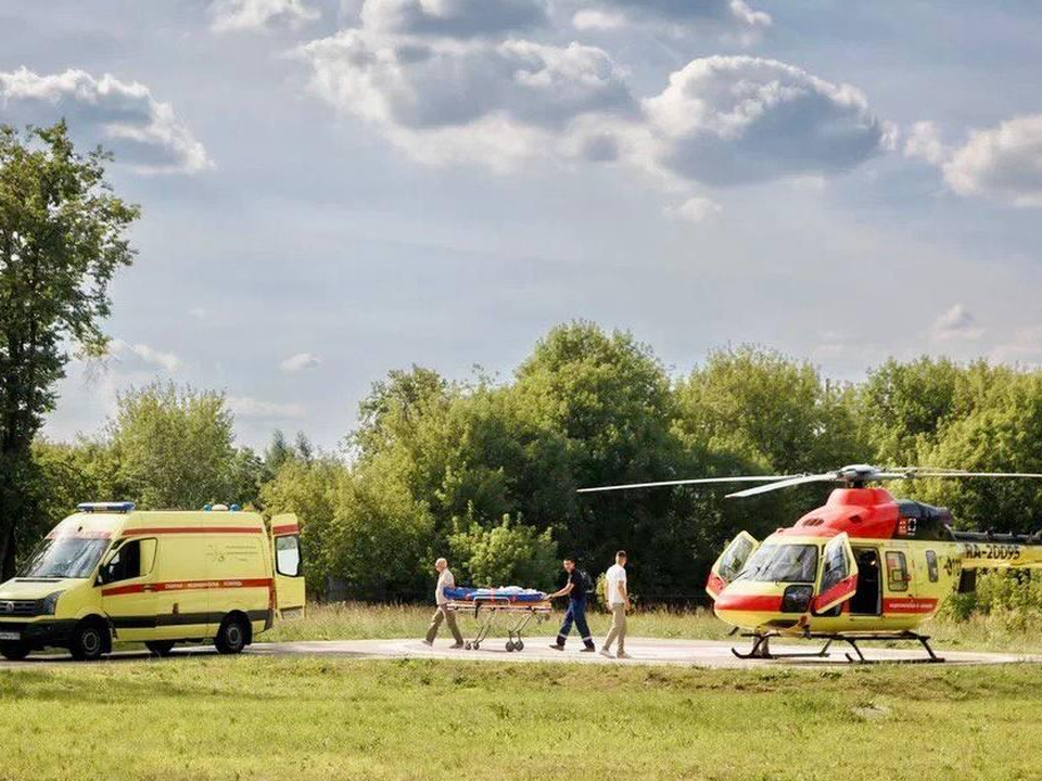 В Люберцах экстренную транспортировку пациентов совершают с помощью санавиации