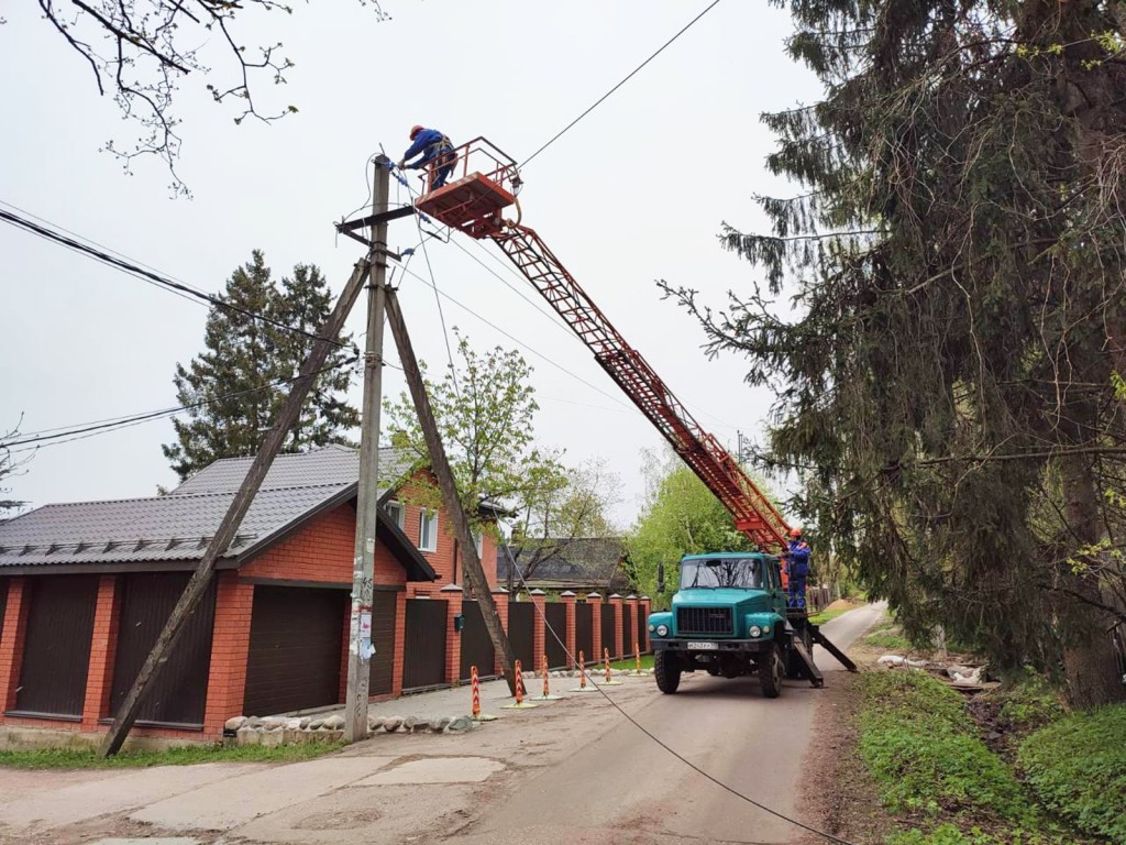 В десяти селах и деревнях городского округа Ступино возможны временные отключения электричества 9 августа