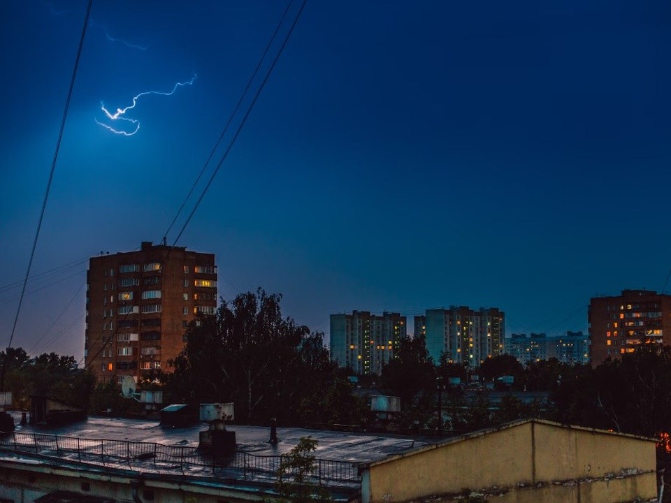 В Московской области ожидаются ливень и гроза