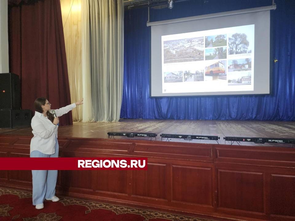 В Ликино-Дулеве жителям города рассказали о концепции нового парка