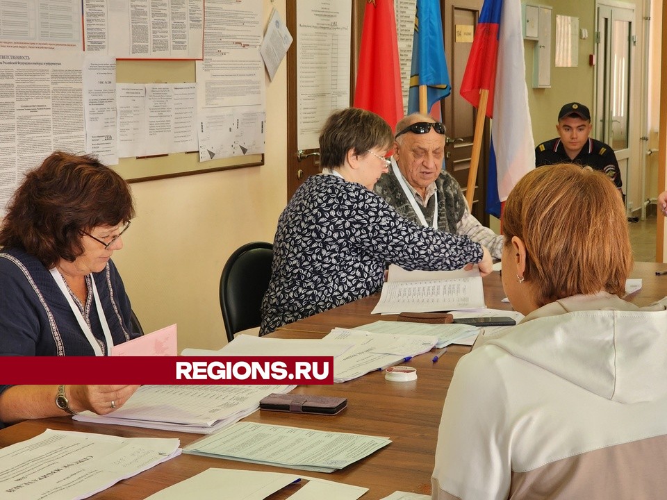 В Подольске начался второй день голосования на дополнительных выборах в Совет депутатов