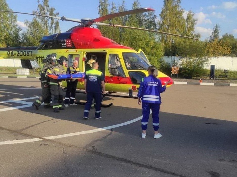 В Центр Рошаля на вертолете экстренно доставили семилетнего мальчика из Ногинска