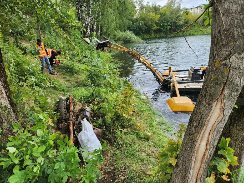 С Большого Красковского карьера в Люберцах вывезли около 220 кубометров отходов