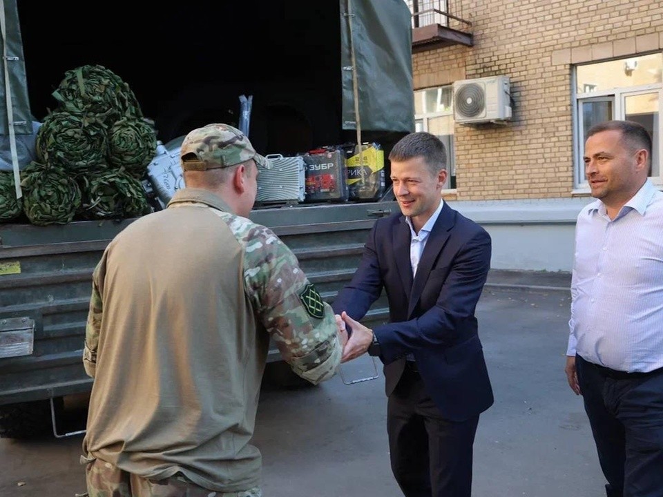 Мобилизованному с позывным «Гагарин» передали гуманитарную помощь из Балашихи