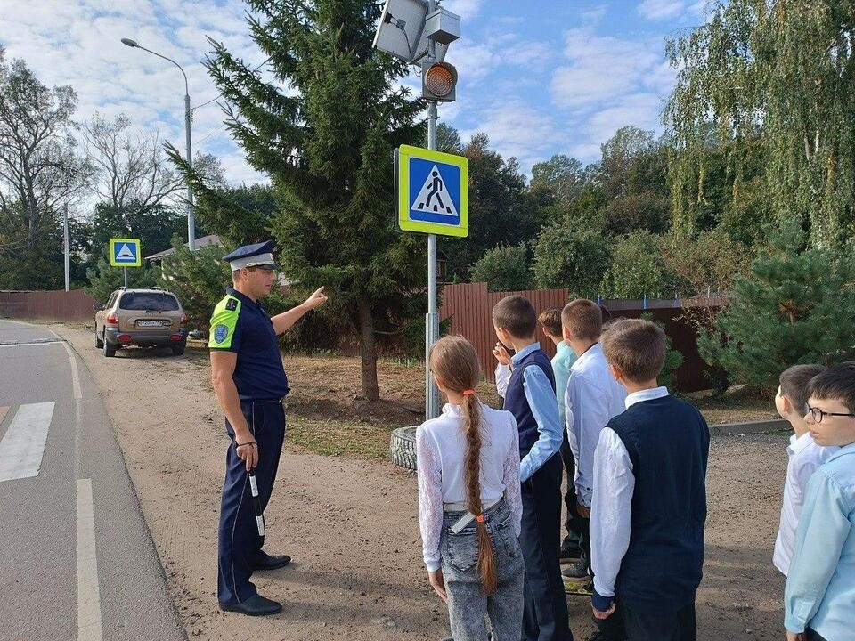 Маршруту Дом – Школа – Дом обучают каширских школьников на уроках безопасности