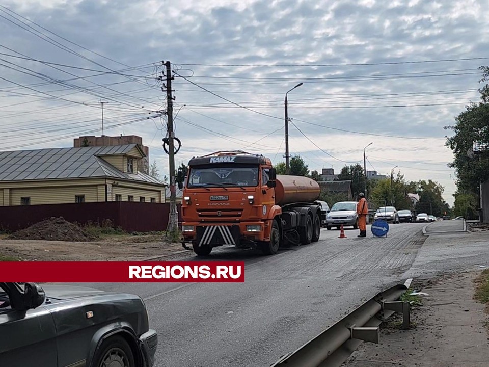 Проблему автомобильных пробок на улице Пароходной в Коломне решат дорожные строители