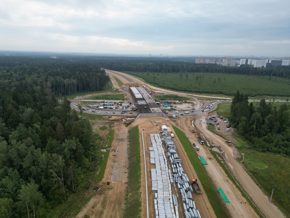 Схему движения временно изменят в деревне Беляниново из-за реконструкции развязки