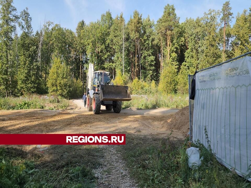 Между Трехгоркой и Подушкинским лесом в Одинцове начали строить новую велодорожку