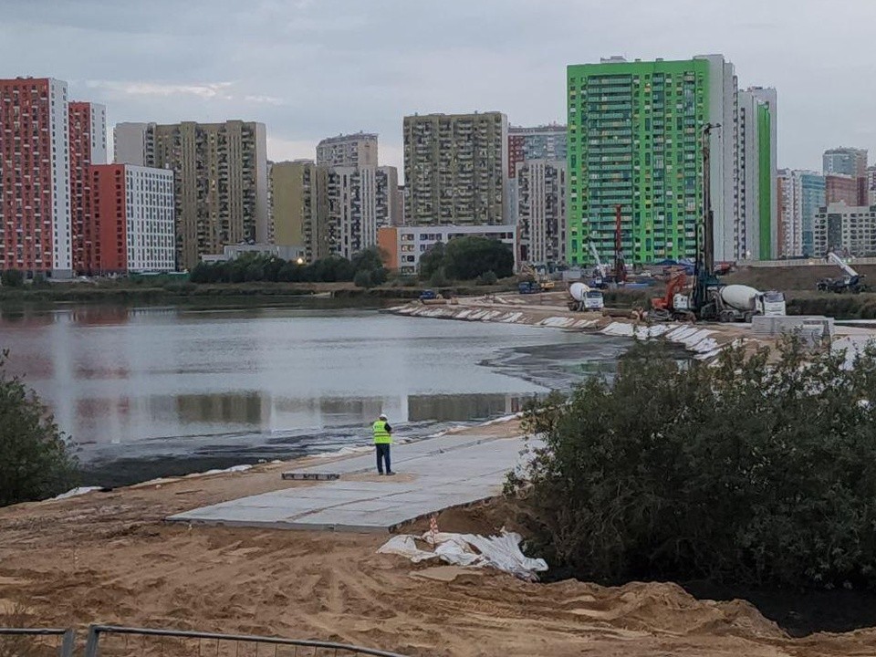 Мост черное озеро люберцы