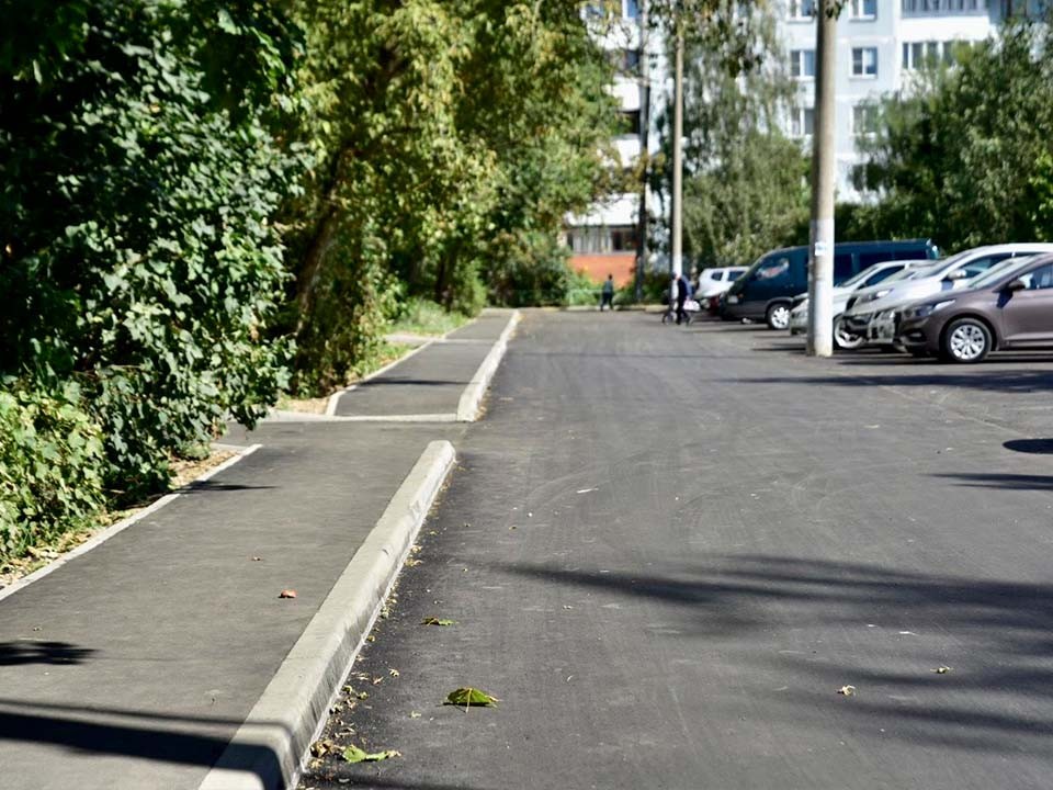 В Солнечногорске завершили благоустройство трех дворов