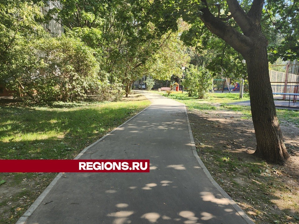 Дома на Новомытищинском проспекте теперь соединяют безопасные асфальтированные дорожки