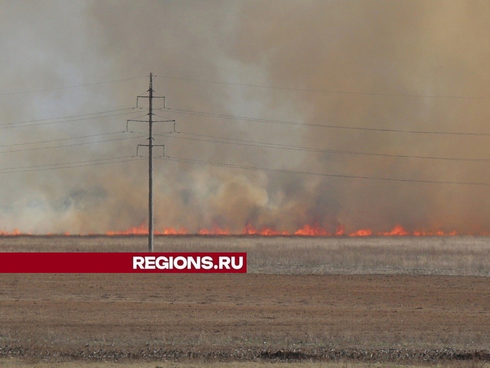 Пожарная обстановка в городском округе Луховицы остается накаленной