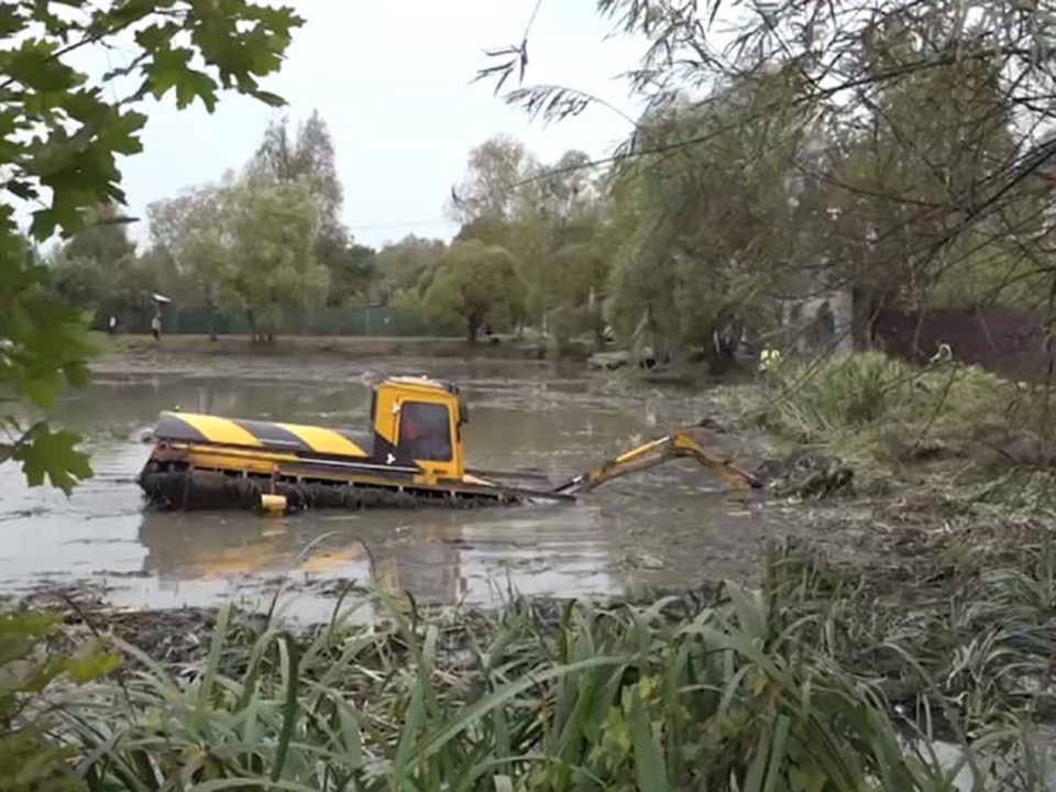 Пруд в Заветах Ильича очистят от мусора и лишней водной растительности