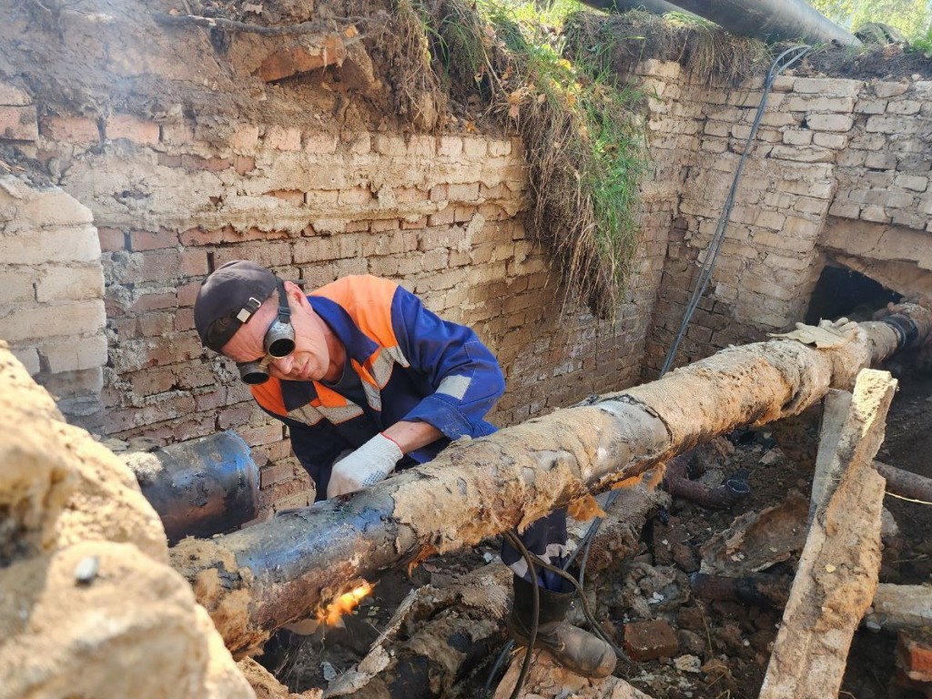 В деревне Андреевское под Можайском улучшают сети водоснабжения