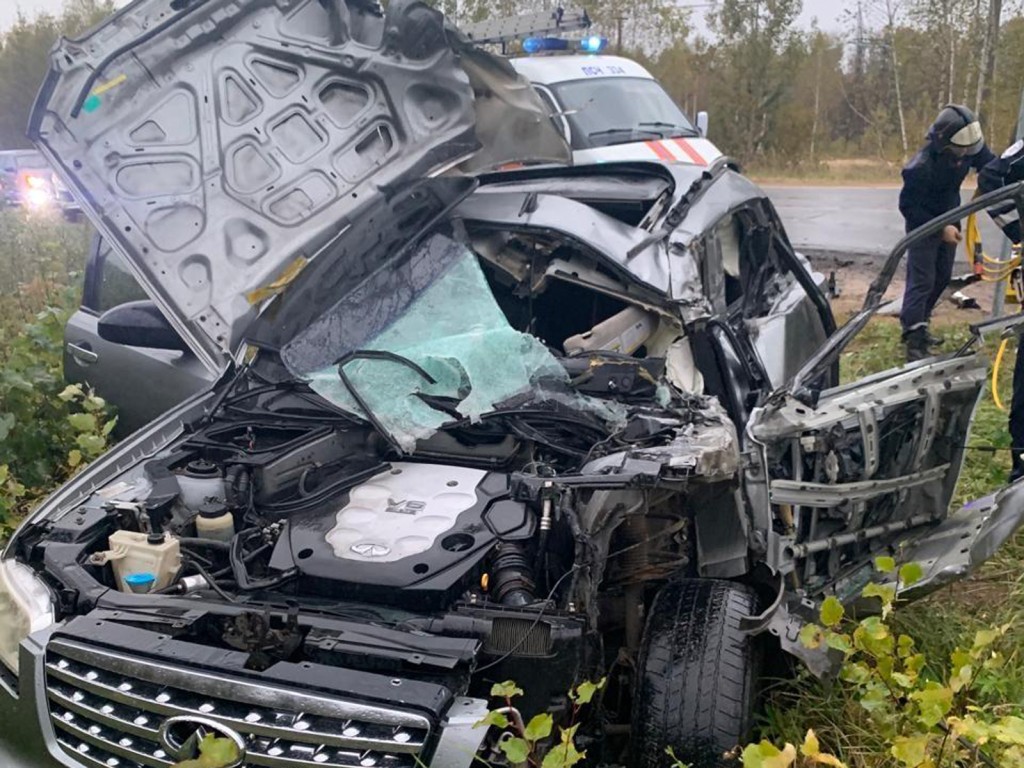 Водитель иномарки пострадал в ДТП в городском округе Ступино