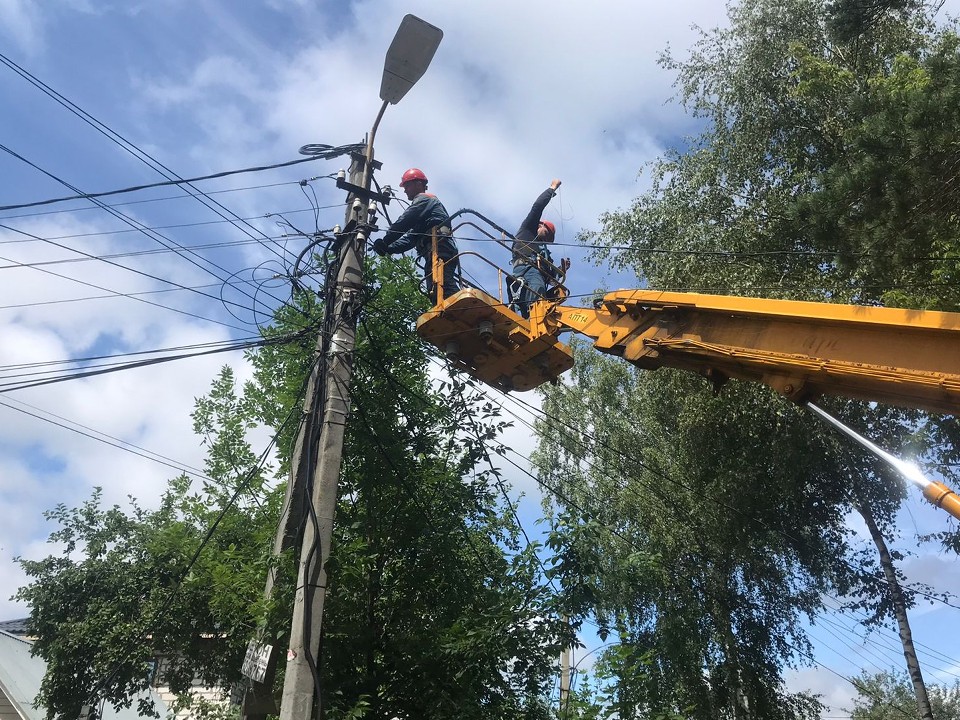 Провод будут менять с отключением электричества в Пушкино и Зеленоградском в пятницу