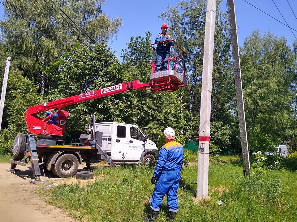 В пяти деревнях Клина отключат свет из-за технических работ