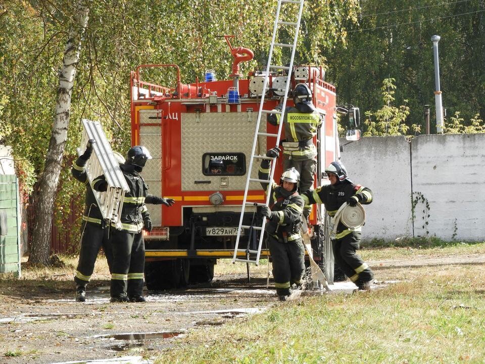 В Орехово-Зуеве выбрали лучшее областное отделение на пожарной цистерне