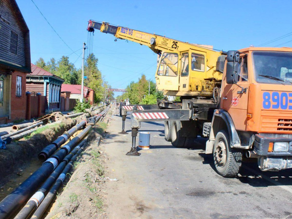 В Егорьевске на улице Октябрьская временно перекрыли движение автотранспорта