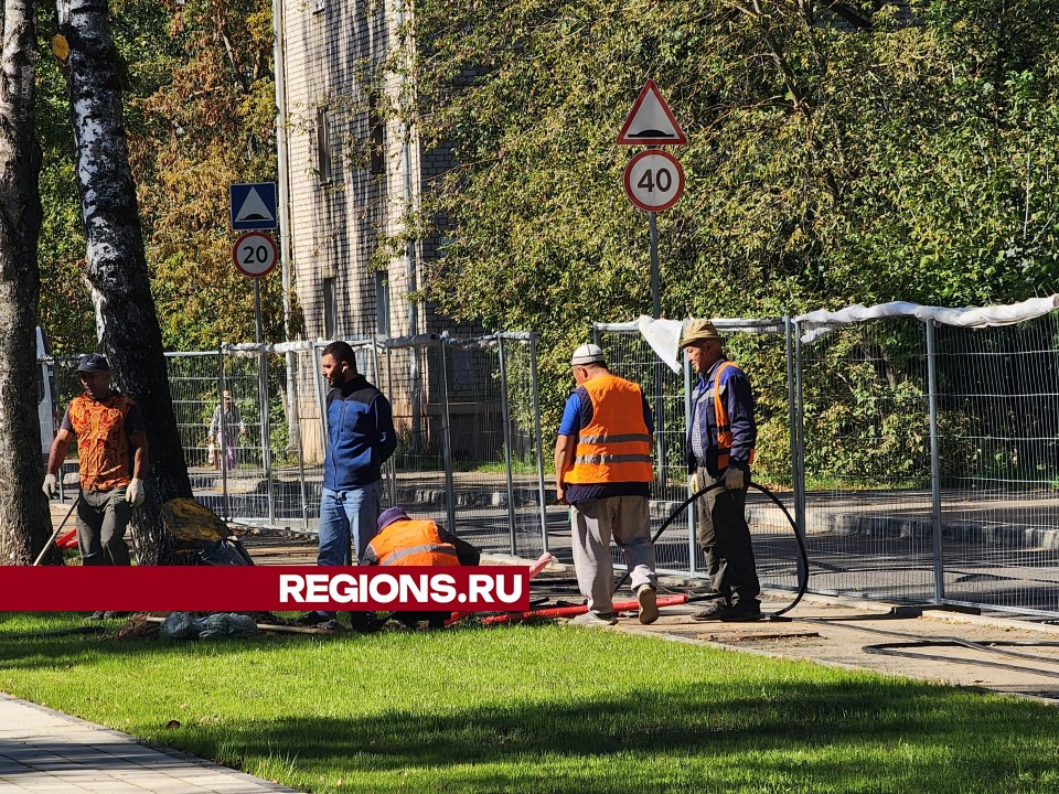 Названы сроки открытия пешеходной зоны на Центральной улице в Дубне