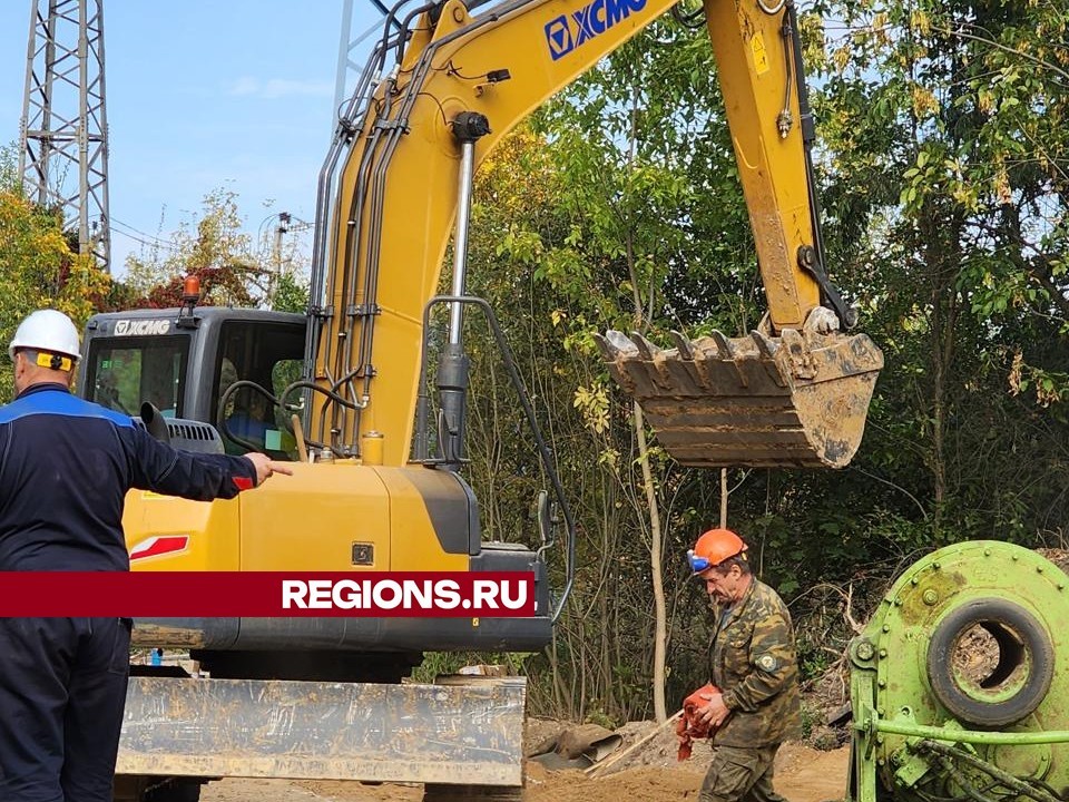 Еще семь свай осталось залить строителям для перехода на улице Кольцевая в Лобне