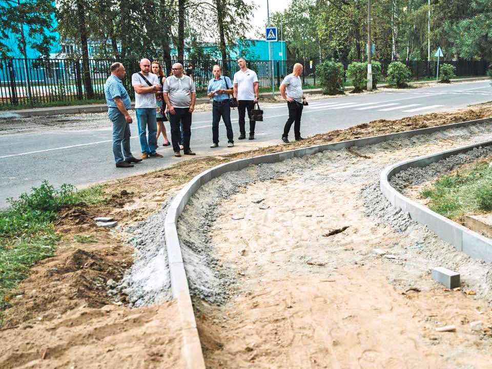 В Лосино-Петровском вдоль дороги к филиалу областной клиники сделают тротуар