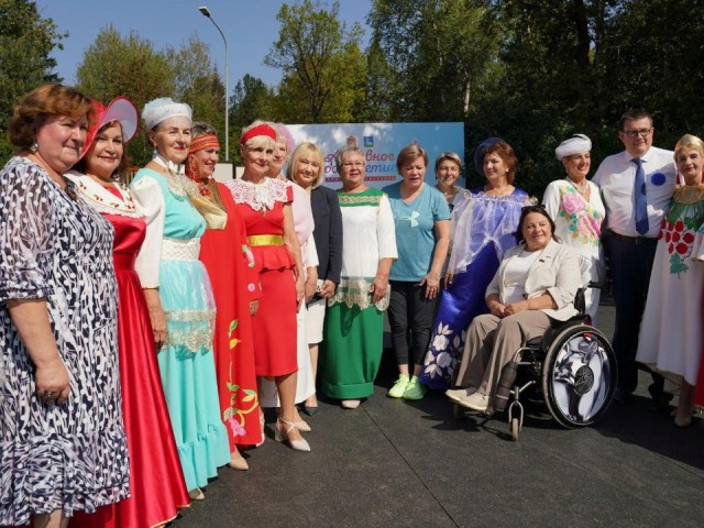 Участники «Активного долголетия» представили в Одинцово новую коллекцию одежды