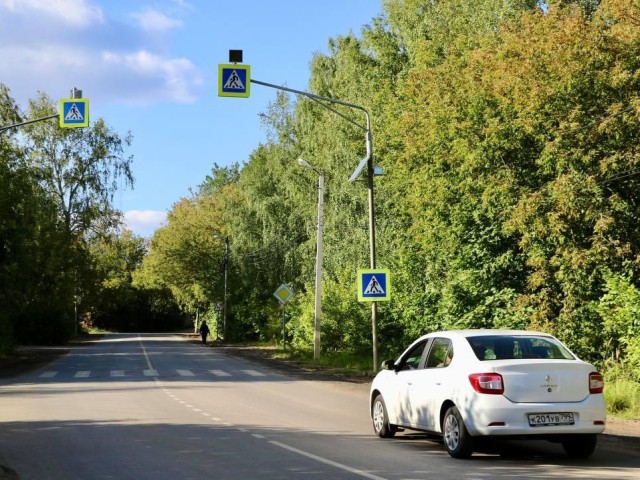 В Красногорске заменили десятки километров покрытия на 34 дорожных участках