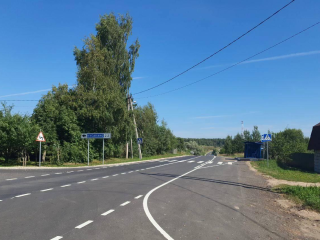 В Волоколамске отремонтировали дороги и обновили разметку