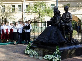 В Одинцове открыли памятник императрице Марии Александровне