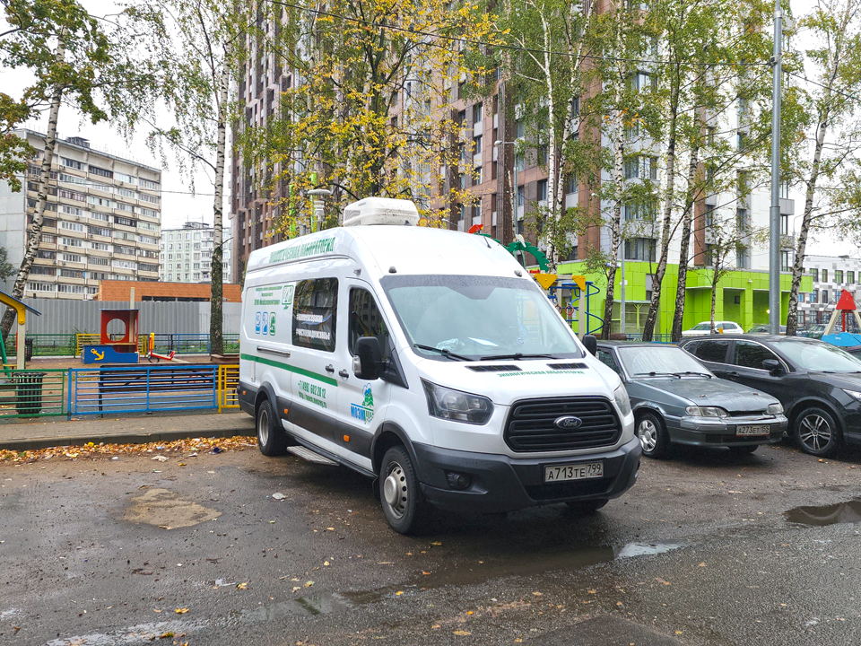 Чистоту воздуха в Лосино-Петровском подтвердила мобильная эколаборатория