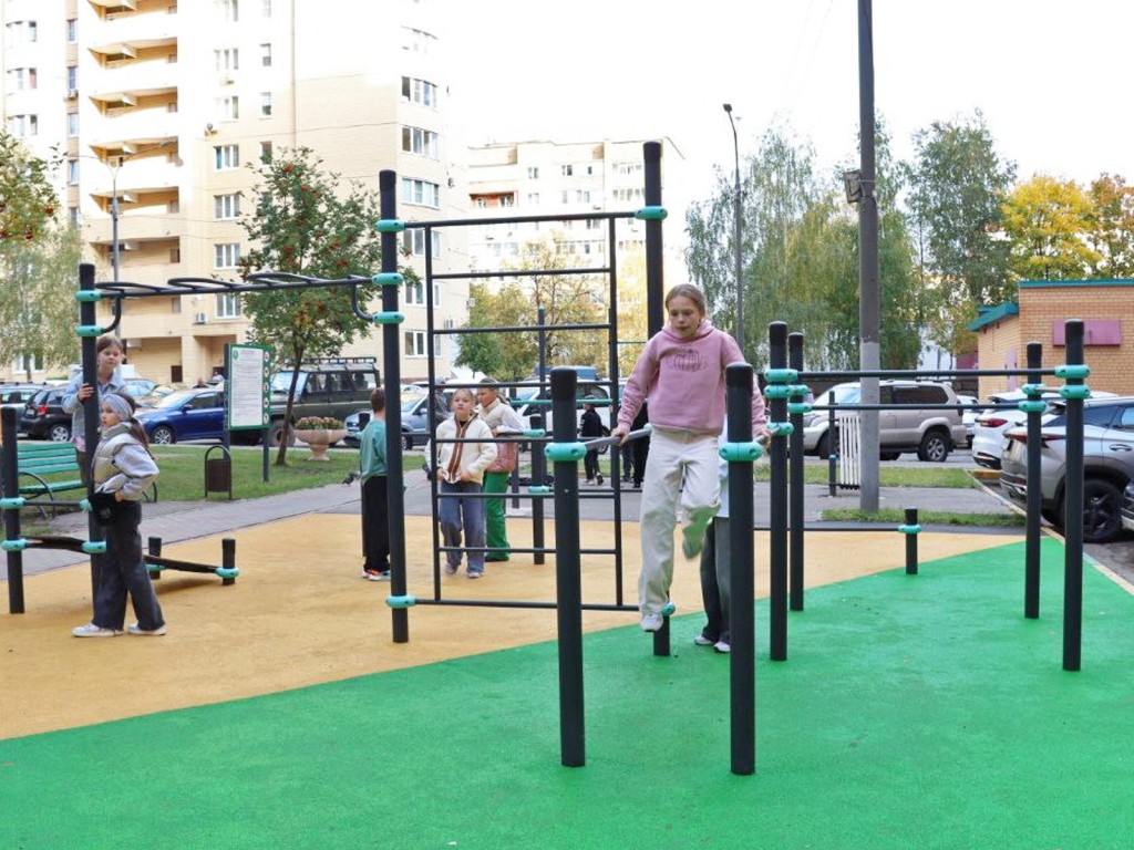 Площадка для воркаута появилась на месте пустыря в Ступине