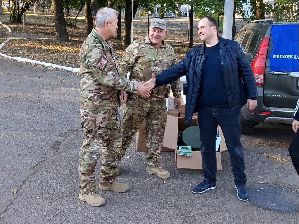 Подольские активисты передали дрон и радиоэлектронное оборудование в зону СВО