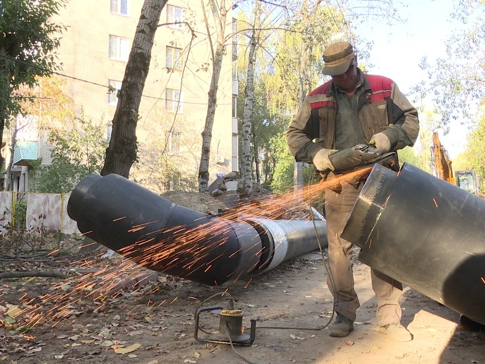 Капитальный ремонт теплосетей на улице Советская завершится через неделю