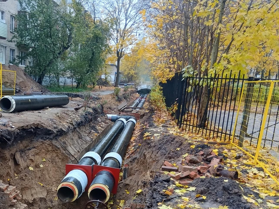 В Черноголовке дома на улице Первой начинают переключать на новую теплосеть