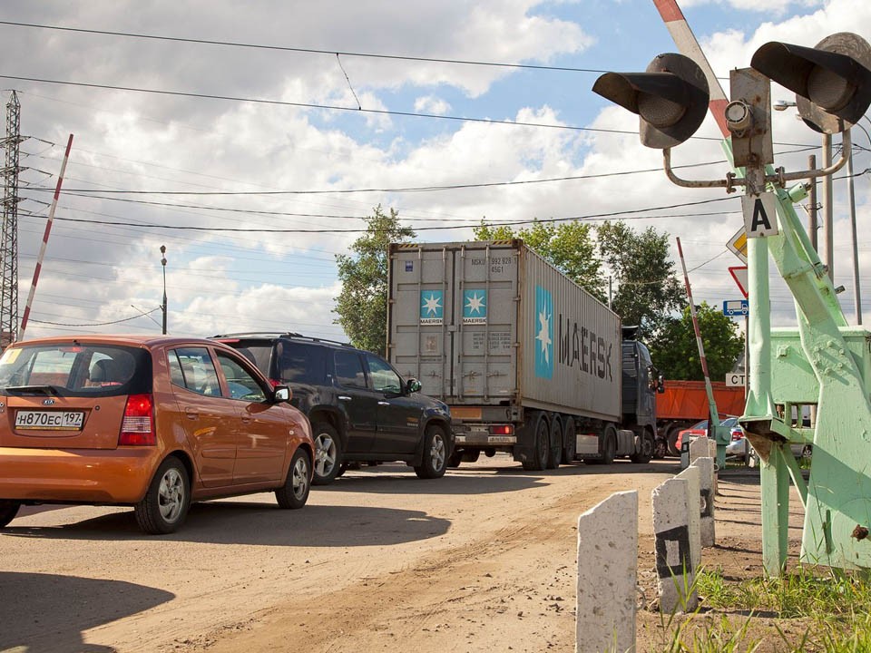 В Красногорске на железнодорожном переезде на Ильинском шоссе 21 октября будет ограничено движение