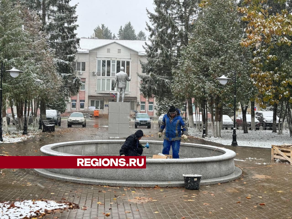 Новый фонтан весной порадует жителей Восхода