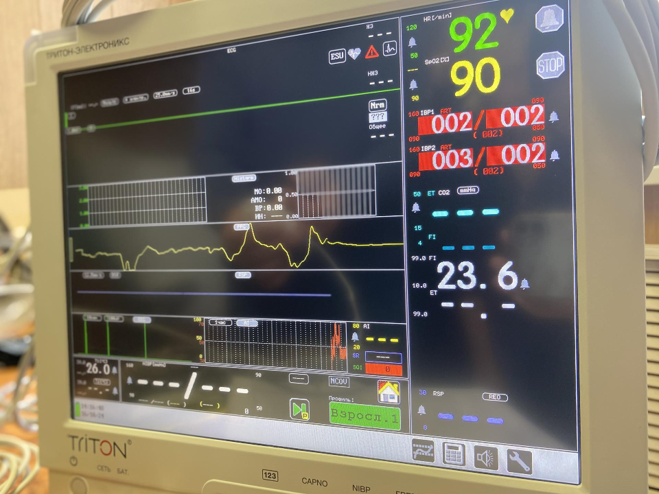 Прикроватные мониторы будут следить за состоянием пациентов реанимации Коломенской больницы