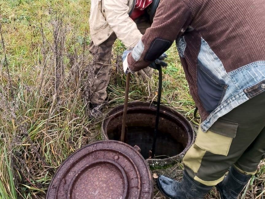 В поселке Александрово устранили подпор в канализации