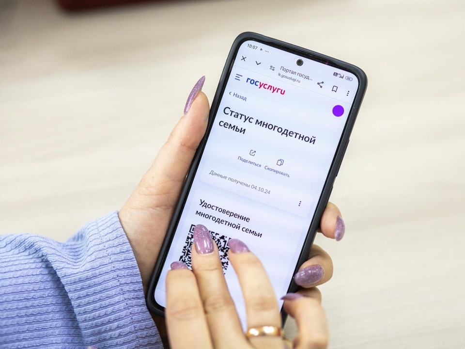 Каширские многодетные  семьи могут подтвердить свой статус через QR-код